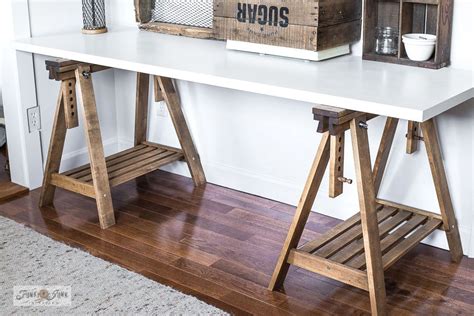 ikea trestle table